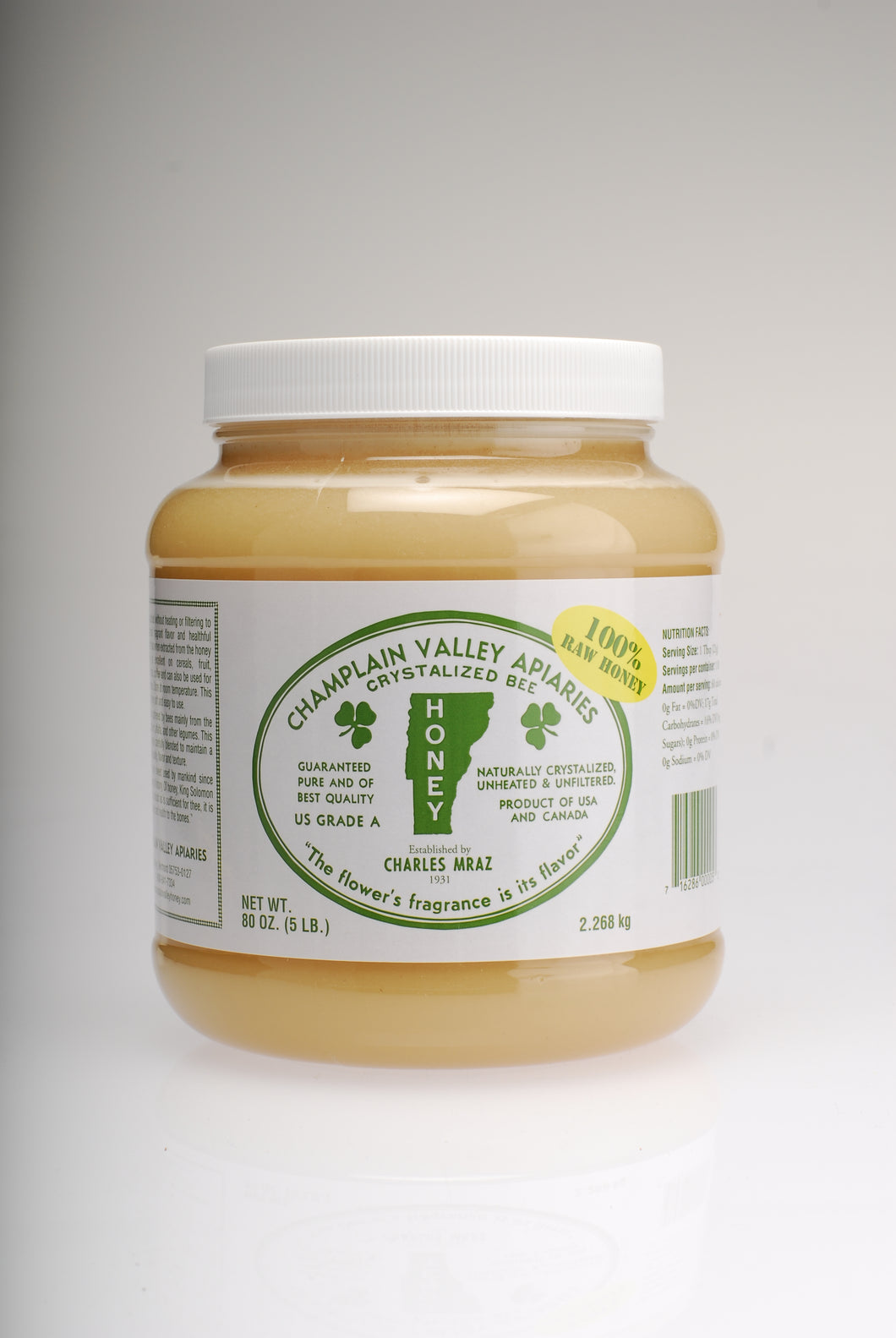 Vermont Raw Honey - 5lb