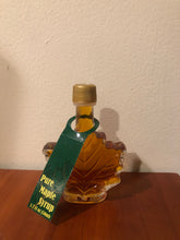 Load image into Gallery viewer, Maple Syrup in a Decorative Glass Maple Leaf Jar - 1.7oz